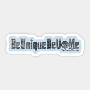 BeUniqueBeU dot Me Sticker